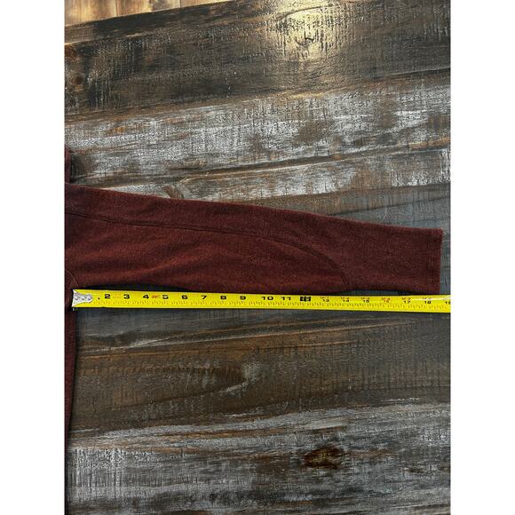 Athleta Balance Dress Size XS Brownish Red Long Sleeve Pockets Sweater Dress - Picture 5 of 8